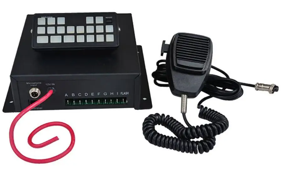 200w Multifunctions Car Warning Alarm Police Fire Ambulance Siren 11