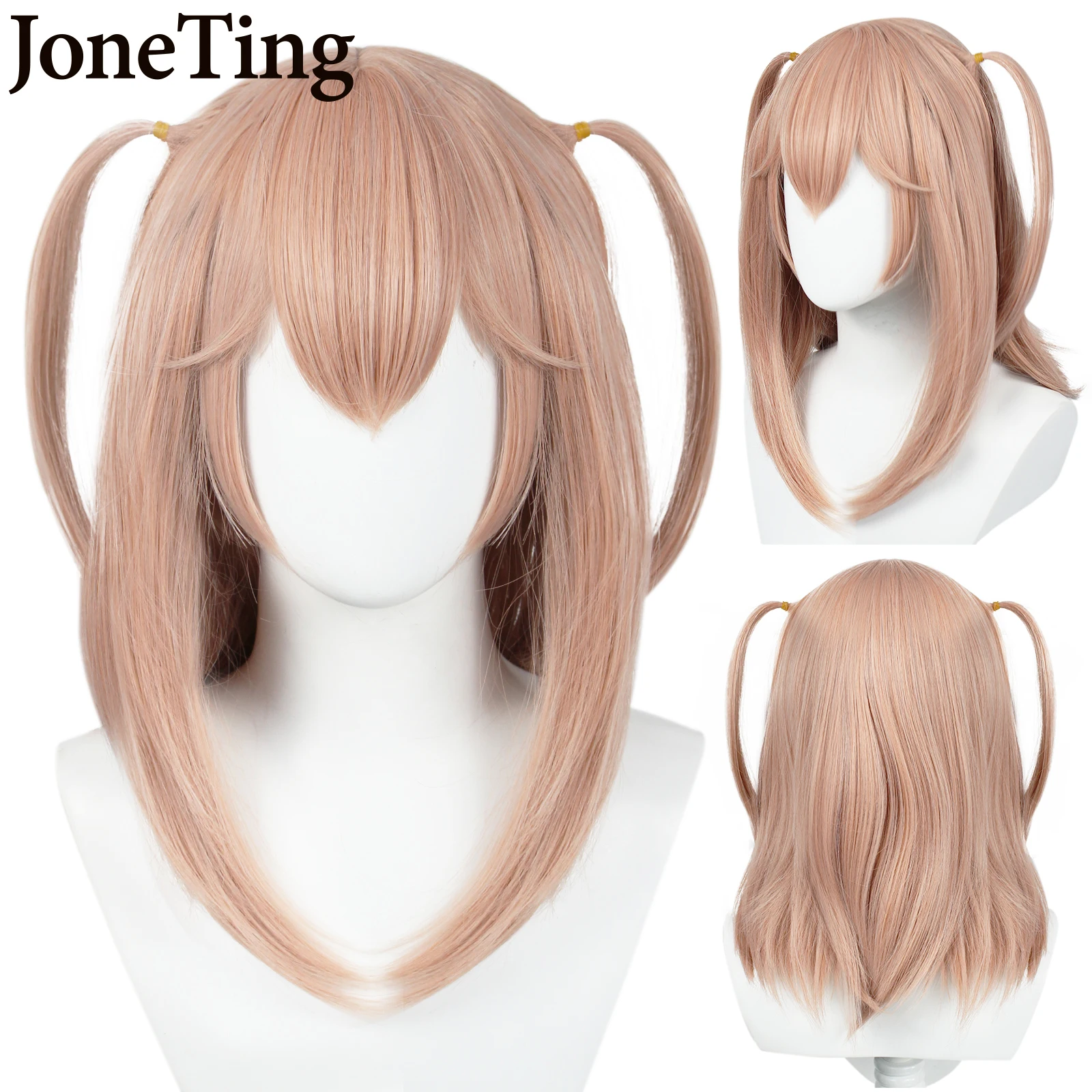 JONETING Synthetic Sajuna Inui Cosplay Wig Shinju Inui Wig Pink Straight Hair with Bangs Anime My Dress Up Darling Costume Party darling nikki