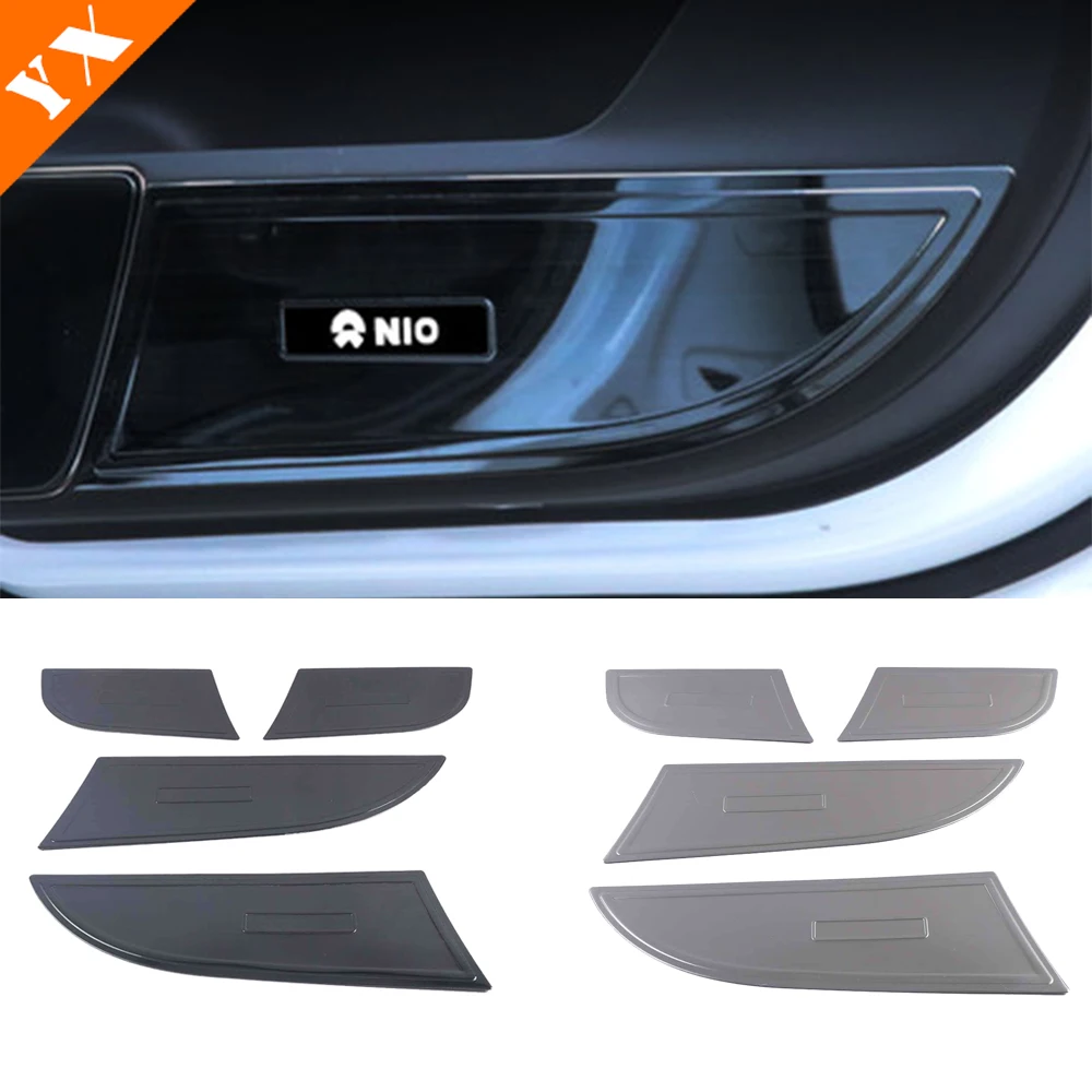 

Stainless Trim Garnish For Nio ES8 2018-2020 Car Door Anti-kick Dust-proof Audio Speaker Frame Decor Protector Sticker Cover