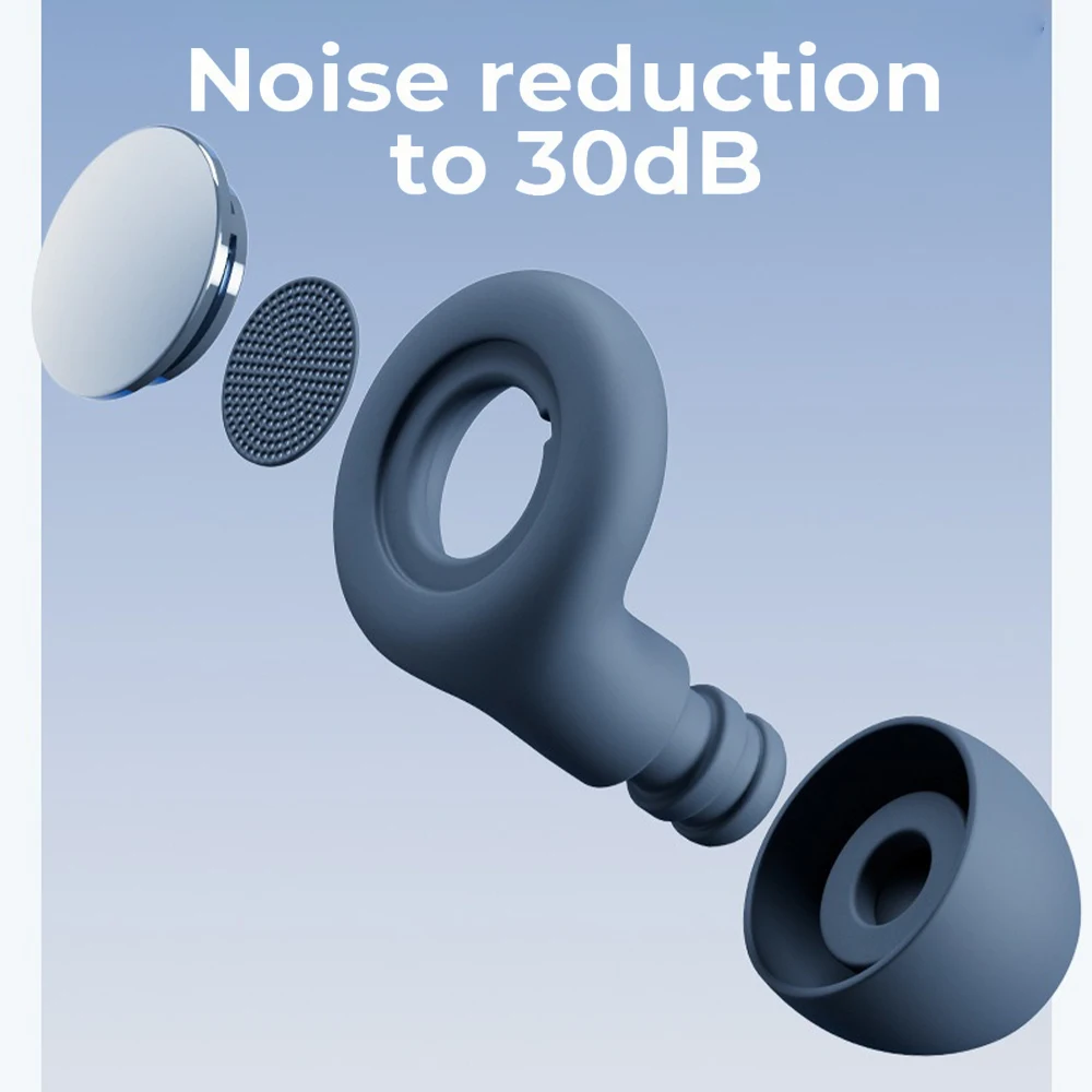 Silicone Earplugs for Sleep Noise Cancel Noise Reduction-Soundproof Reduce Disturbances -Quality loop Earplugs