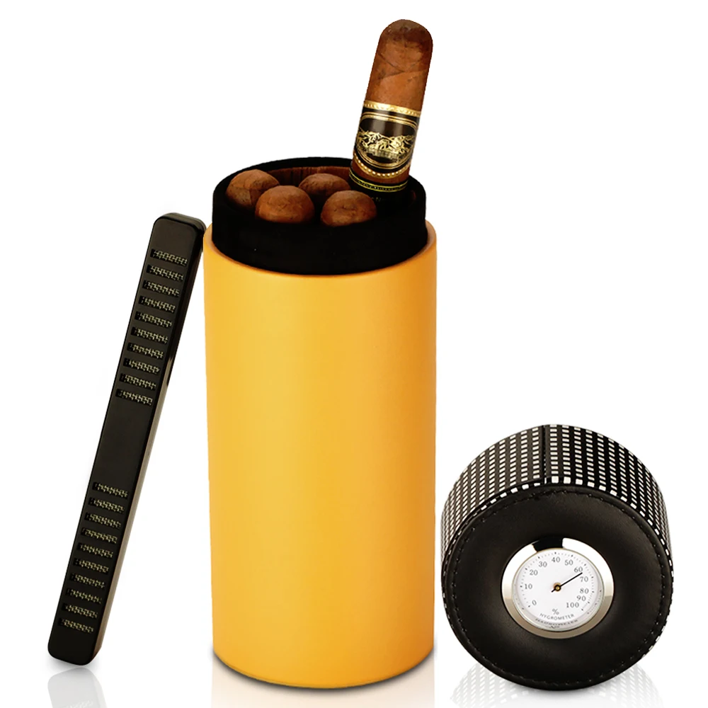 Scatola Per Sigari Con Umidificatore In Legno Di Cedro Spagnolo Galiner Con Umidificatore Igrometro Set Portasigari Per La Casa Ad Alta Trasparenza