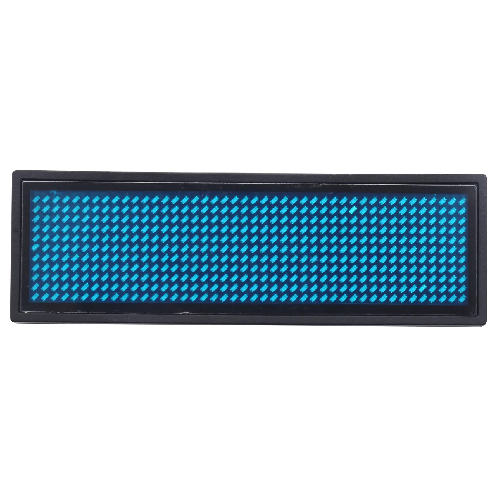 

Programmable LED Digital Scrolling Message Name Tag Id Badge(11x44 Pixels) (blue)