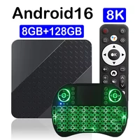 ТВ-приставка X10 Android 16 RK3518 Core Cortex A53 Поддержка 8K Видео 8 ГБ128 ГБ Wi-Fi6 Netflix Google Assistant Медиаплеер Телеприставка