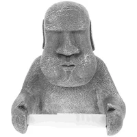 Moai Statue Paper Towel Holder Paper Towel Holder Resin Material Bathroom Tissue Box Home Storage Kitchen ganizer Dispenser 1