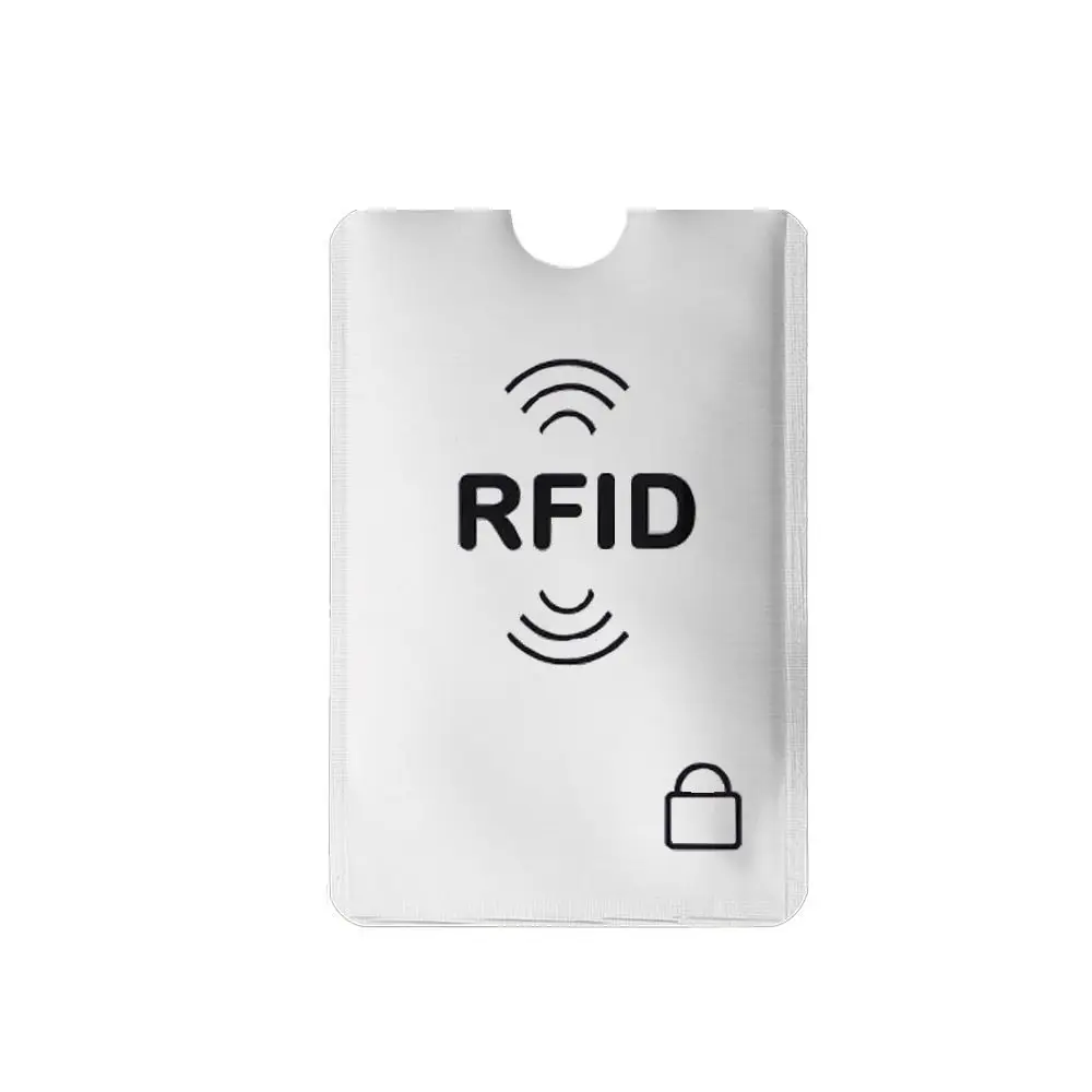5pcs Colorful RFID Blocking Card Holder and Passport Protector Sleeves