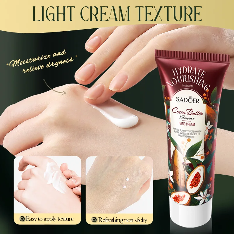Avocado Nourishing Hand Cream 80g Nourishing Whitening Anti-aging Olive Oil Moisturizing Hand Cream