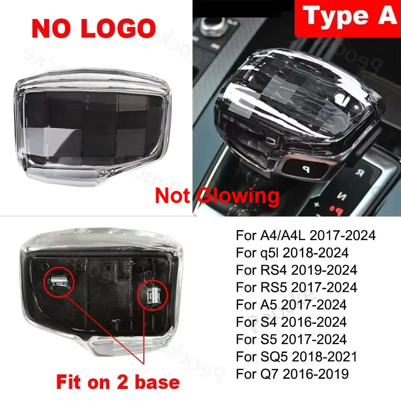 Audi クリスタルギアノブ (TypeA) Amazon.co.jp: ushilife クリスタルシフトノブ 手動ギアシフト