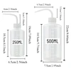 250/500mL Plastic Squeeze Bottle Curved Nozzle Water Bottle Transparent with Scale Cleaning Succulent Plants Watering Tool 2