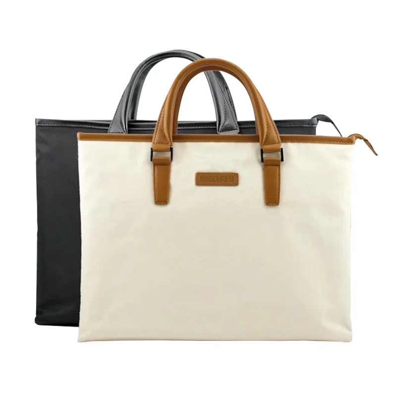 

Модная сумка для ноутбука унисекс деловой портфель для отдыха горизонтальный дизайн 14-дюймовый Внутренний чехол