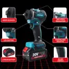 LYUWO 1/4 Inch Brushless Electric Screwdriver 20+1 High Torque Variable Speed Cordless Drill Power Tool For Makita 18V Battery 6