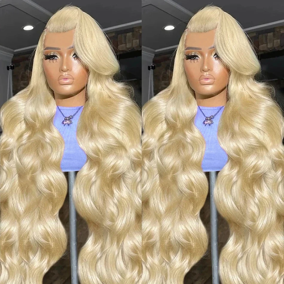 

30 Inch 13x4 Body Wave 613 Hd Honey Blonde Lace Front Human Hair Wigs Brazilian 13x6 Color Lace Frontal Wigs For Women