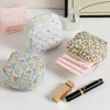 Cute Coin Purse Makeup Bag Cartoon Fabric Women's Key Bags Lipstick Bags Monthly Affairs Sanitary Pad Storage Bag Organizer 2