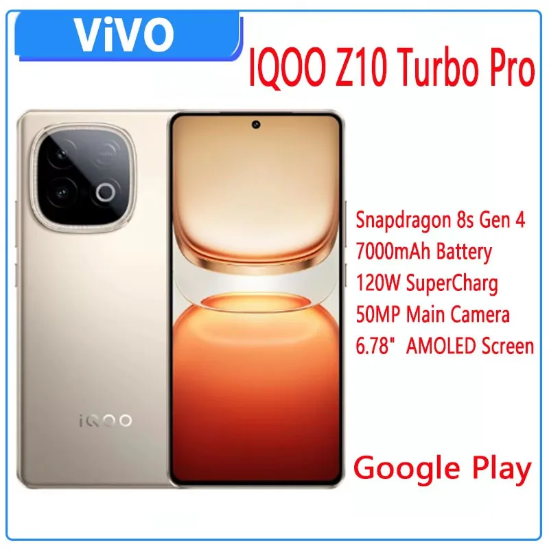 China Version VIVO IQOO Z10 Turbo Pro Official Snapdragon 8s Gen4