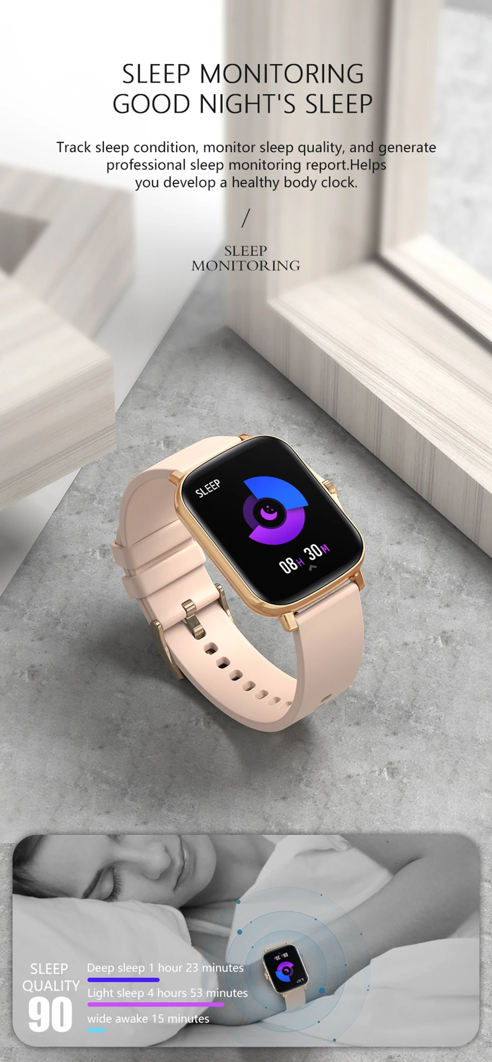 2021 M2 Y20 P8 Plus Smart Watch Men Rotate Button IP67 Smartwatch 1.7 Inch HD Screen Sports Women Smartwatch 24H Heart Rate Cloc