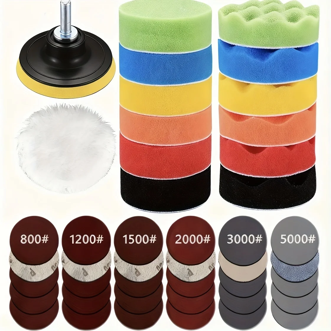 Ultimate Polishing and Buffing Kit for Automotive and Metal Surfaces