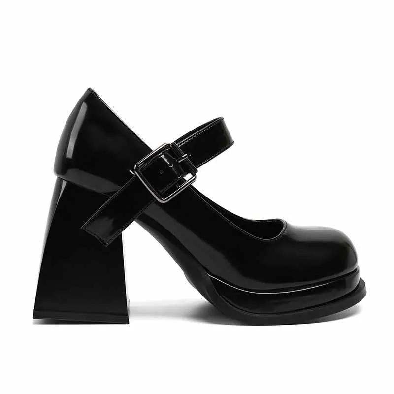 

Women's Elegant Mary Jane Shoes Classic Closed Toe Pumps Chunky High-Heel Dress Shoes Women Fashion Dress Shoes EIG88