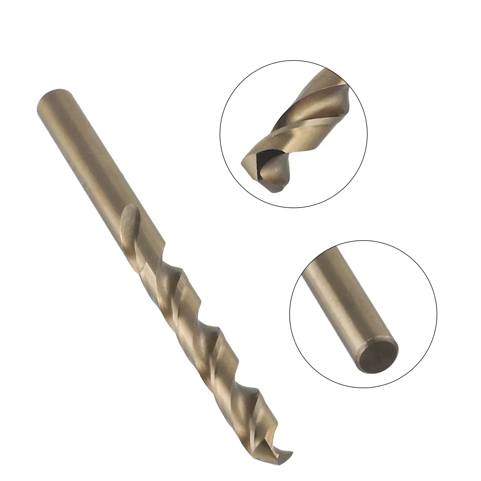코발트 HSS 드릴 비트 1-13mm 라운드 생크 드릴 M35 스테인레스 스틸 철 드릴링 구멍 도구 부품 Suita For Wood Metal Drilling