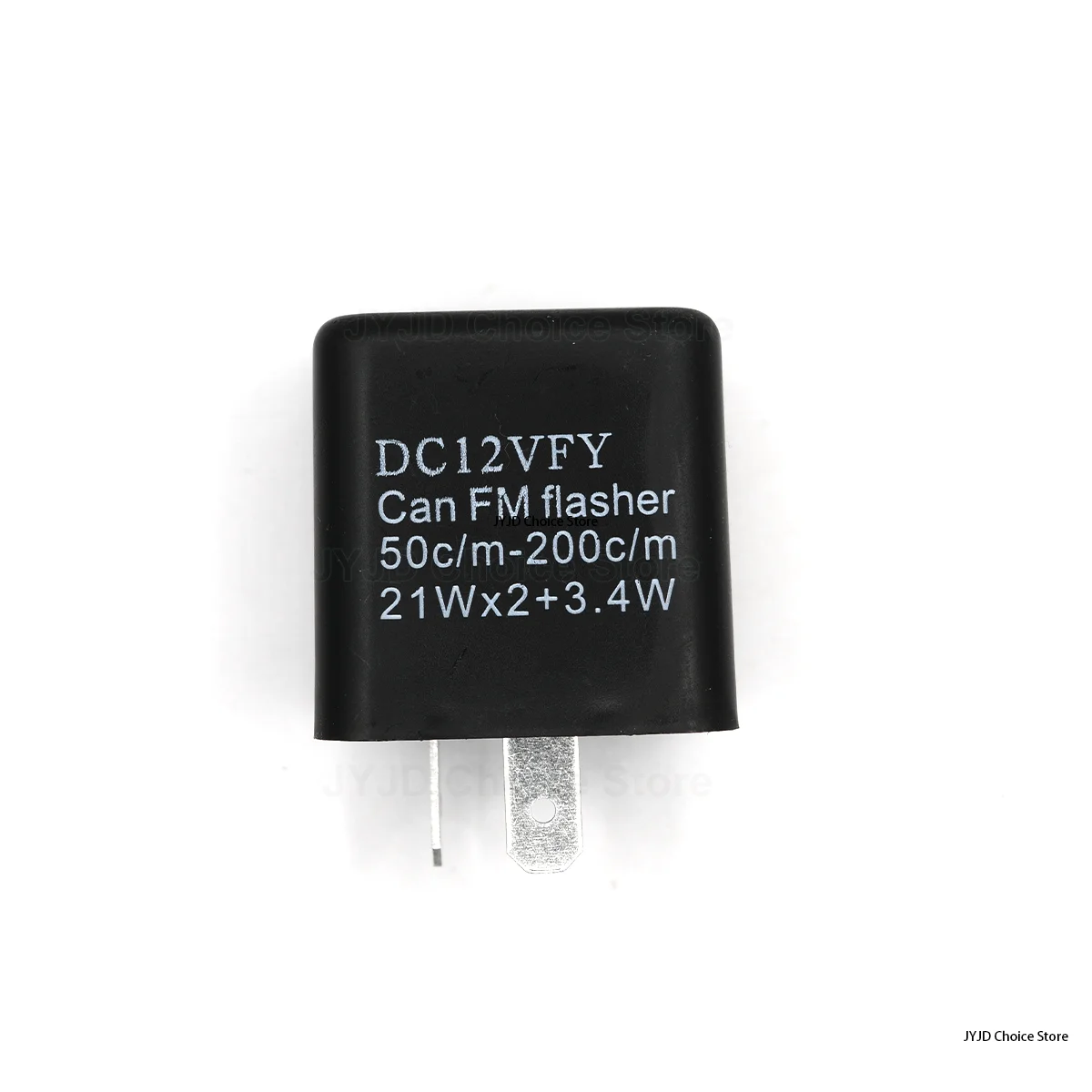 2 Pin 12V Speed Adjustable LED Electronic Flasher Relay For Motorcycle Turn Signal Direct Replacement Universal Hazard Warn JYJD