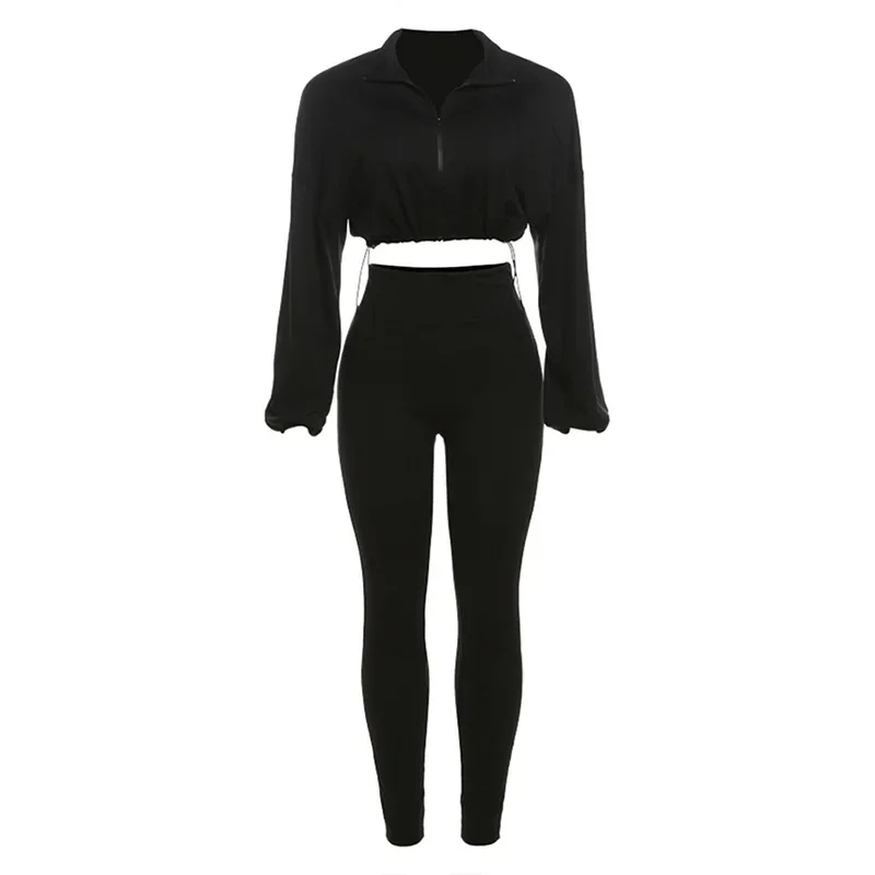 Cross-border spring and autumn new product sexy drawstring waist open button top high waist tight trousers suit women