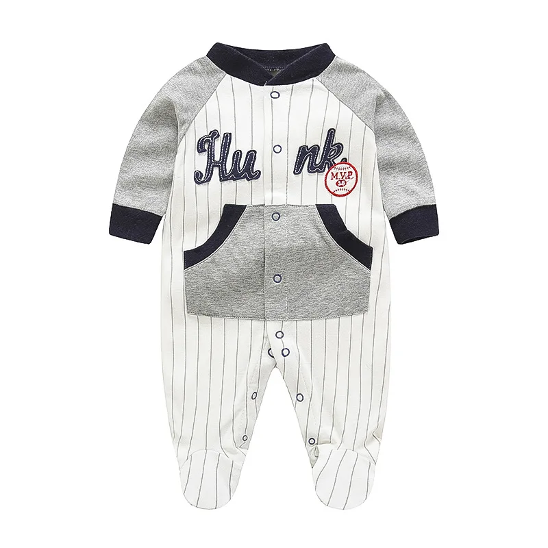 BabyBaseballClothesCottonNewbornLayette036912MonthsLong