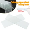 5Pcs 1mm Thickness Cavity Glass Coverslips Single Concave Microscope Glass Slides Reusable Laboratory Blank Sample Cover Glass 4