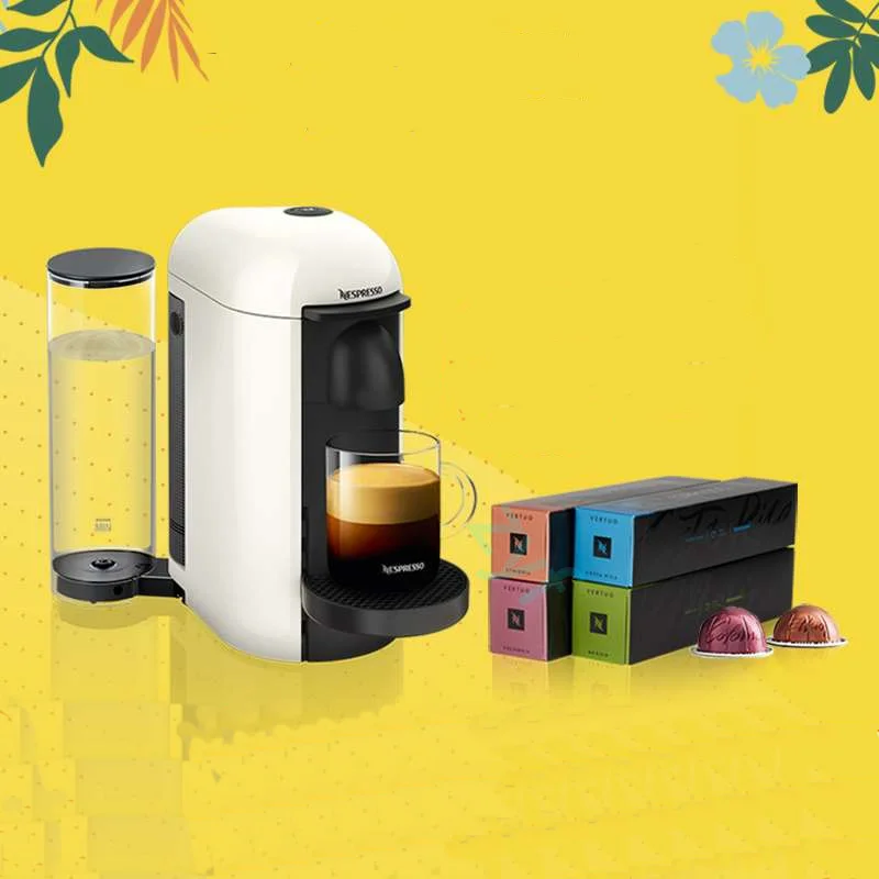 Vertuo Plus full automatic capsule coffee machine set contains 40