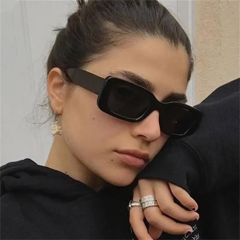 Fashion Small Frame Square Sunglasses Men Women Leopard Retro Sun Glasses Anti UV Travel Fishing Hiking Eyewear For_voghion.com