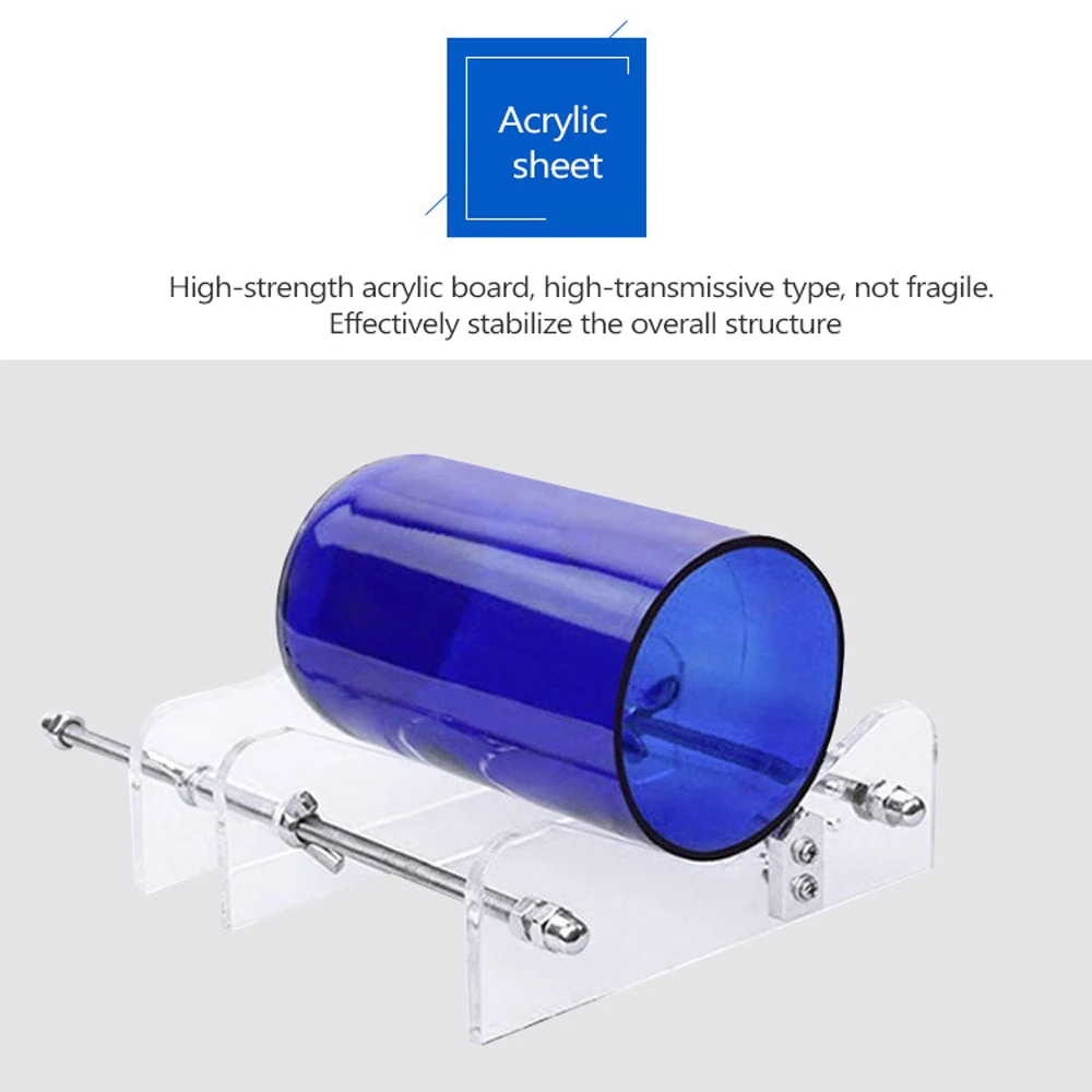 Glass Cutter Bottle Cutter DIY Glass Bottle Cutter Adjustable Sizes Metal Glassbottle Cut Machine for Crafting Wine Bottles Home Decoration Cutting Tool