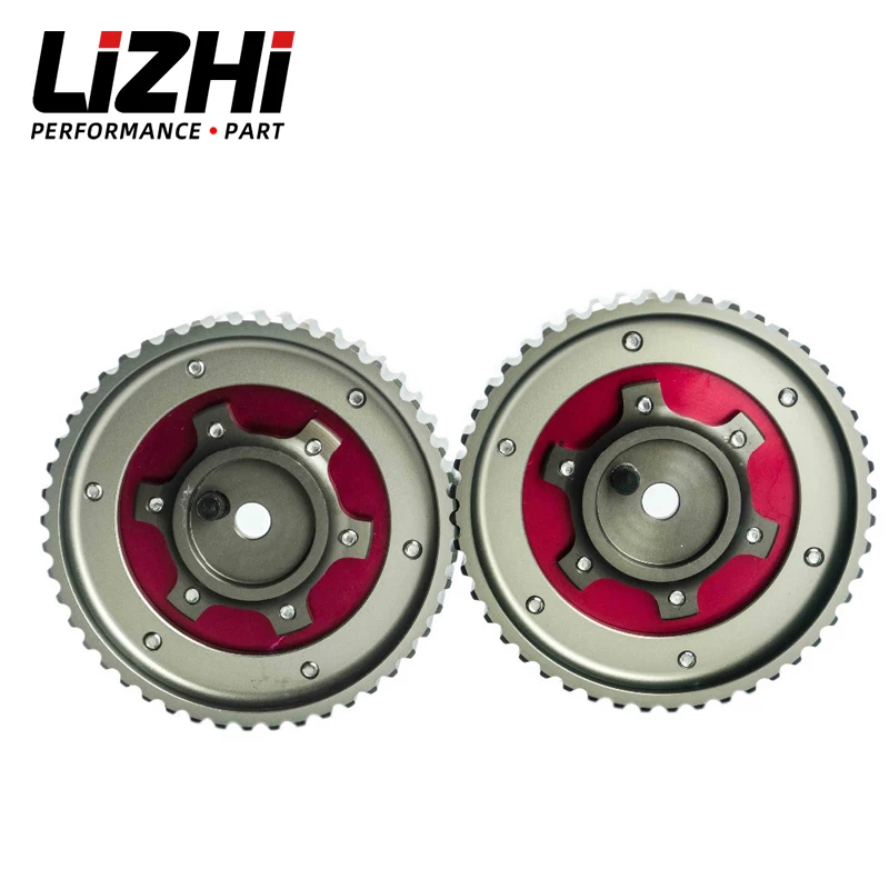 LIZHI RACING - Adjustable CAM GEAR GEARS Pulley for BMW E21 E28 E30 E34 E36 318i ( 2pcs) Red LZ6537R