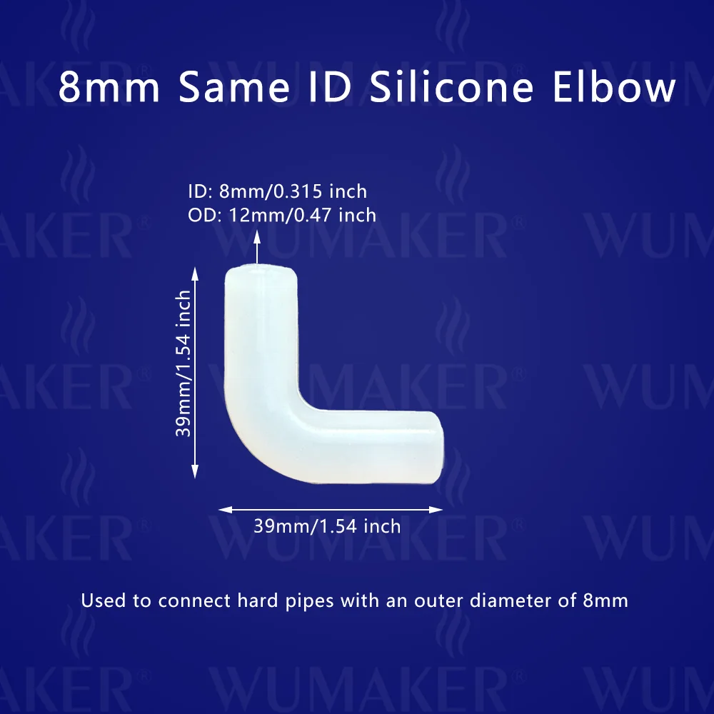 Flexible Silicone Right-Angle Elbow Connector for Versatile Applications