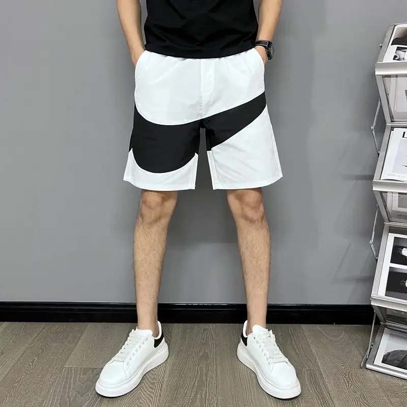 Pantalones cortos para hombre, de tabla, para playa, baloncesto, entrenamiento, joggers, secado rápido, deportivos, ajuste con elástico Ice Essential XL