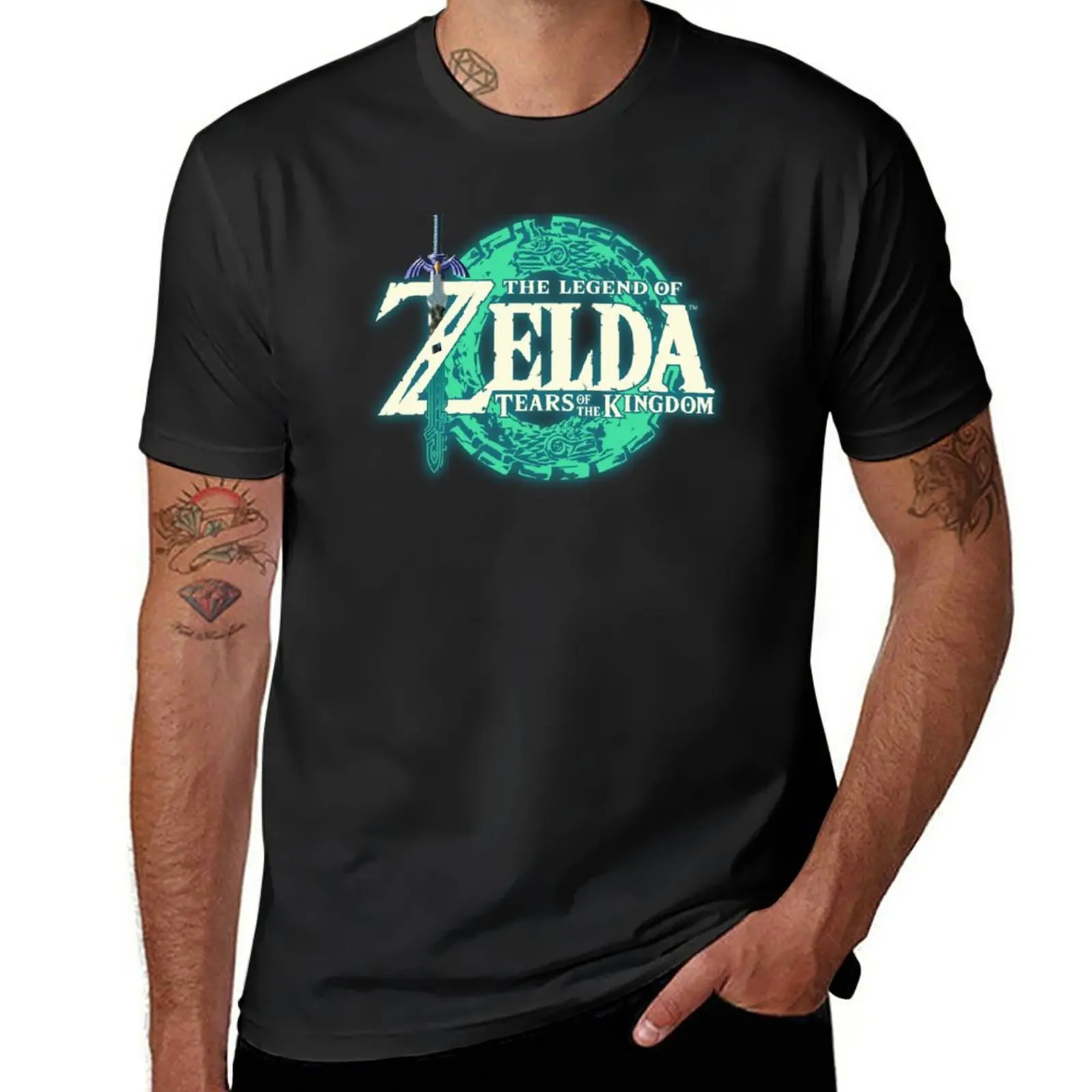 Zeld,A Tears Of The Kingdom Tears Of The Kingdom Logo Tears Of The Kingdom T-Shirt Magliette Personalizzate T-Shirt Per Uomo Cotone