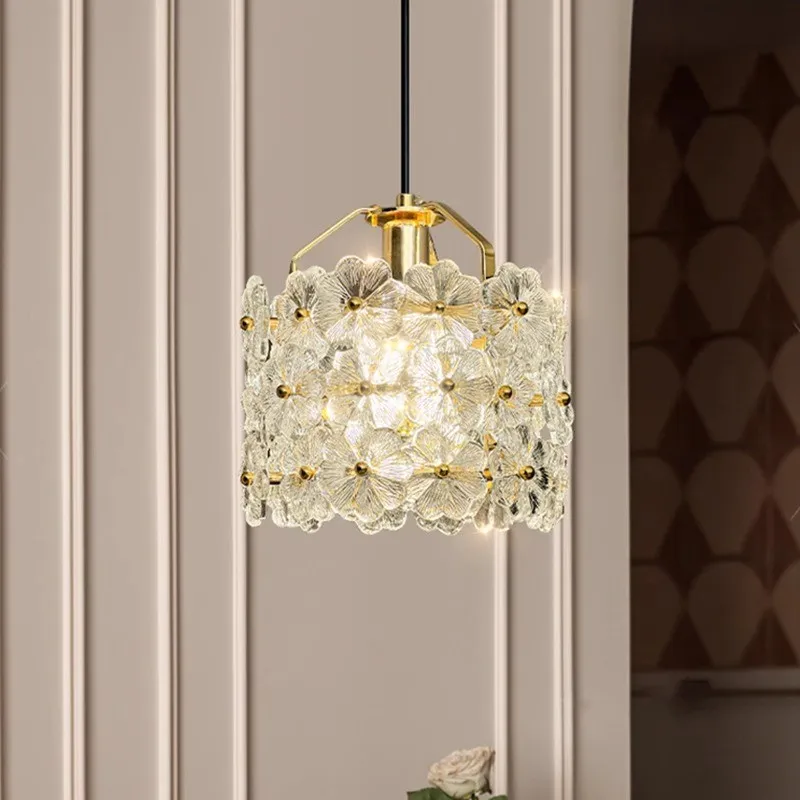 الفرنسية كريستال الثريا الفاخرة السيراميك زهرة مدخ...