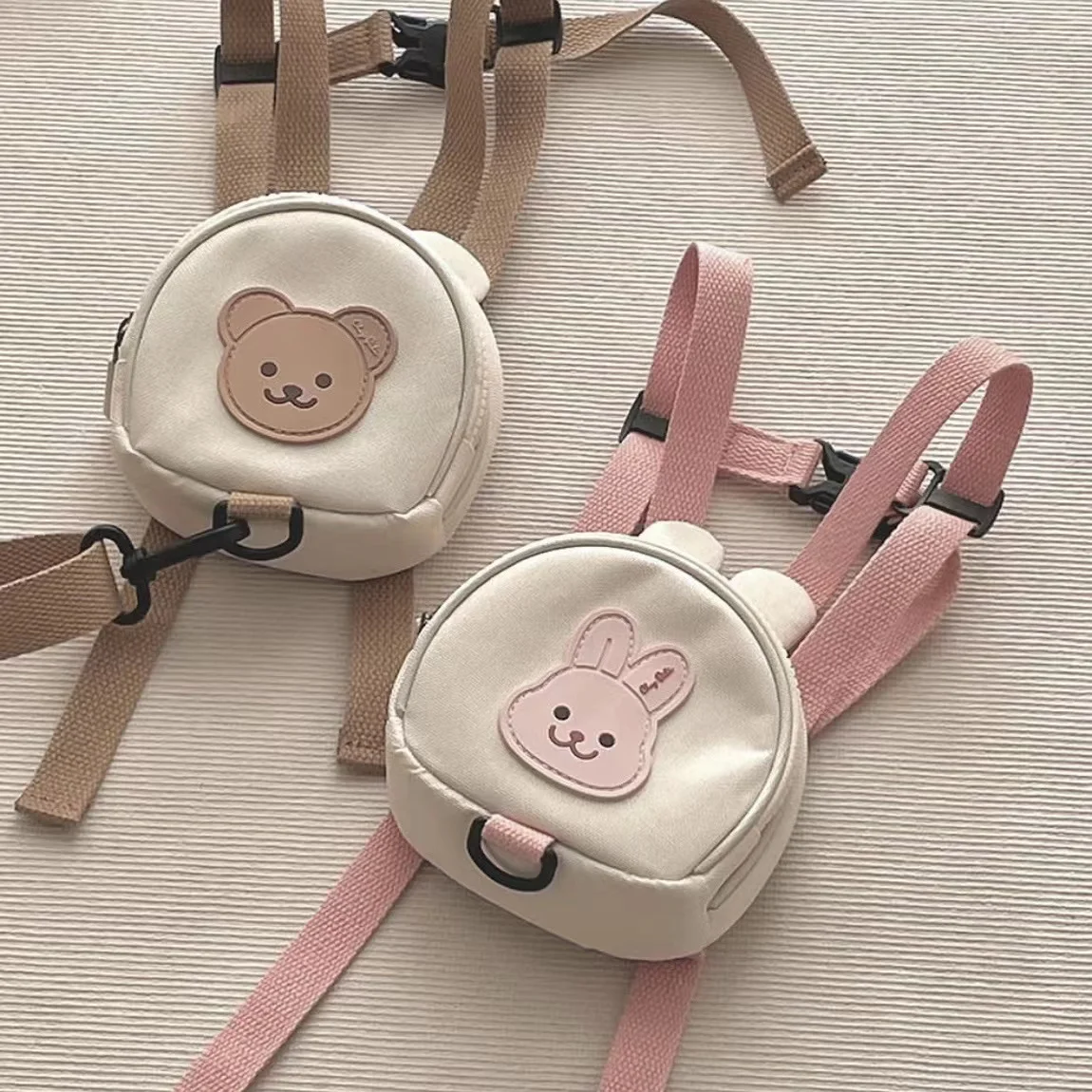 Cute Animals Baby Kids Backpack Anti-lost Harness School Bags Kawaii Korean Kindergarten Boys Girls Backpack Gift Sac A Dos Bebe