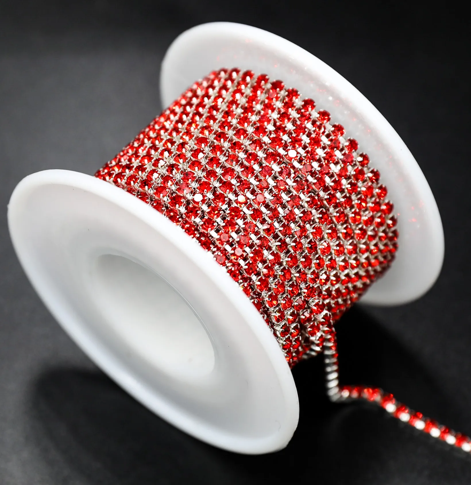 Catena Di Cristallo Diamante/Rhinestone Colorata Per Torte Base - Foto 8