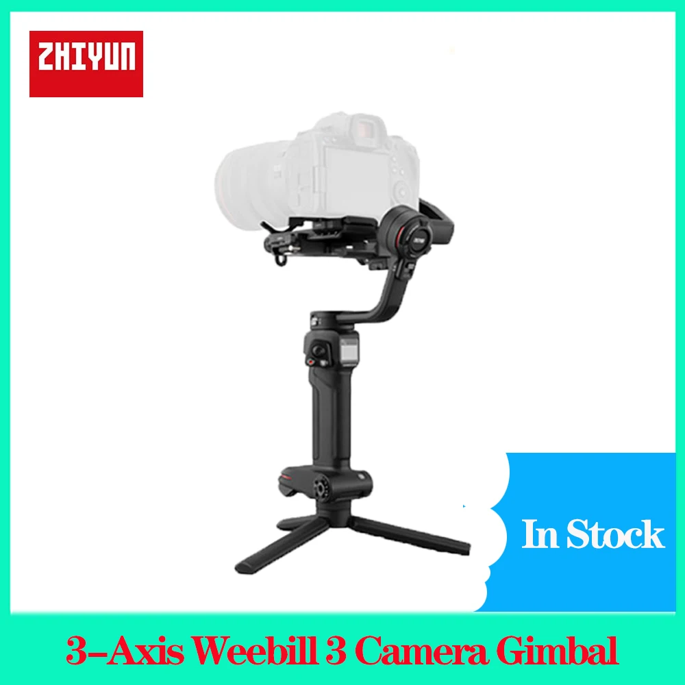 

ZHIYUN Weebill 3 шарнирный 3-осевой наружный Ручной Стабилизатор для Canon/Sony/Panasonic/Nikon DSLR беззеркальная камера Оригинал