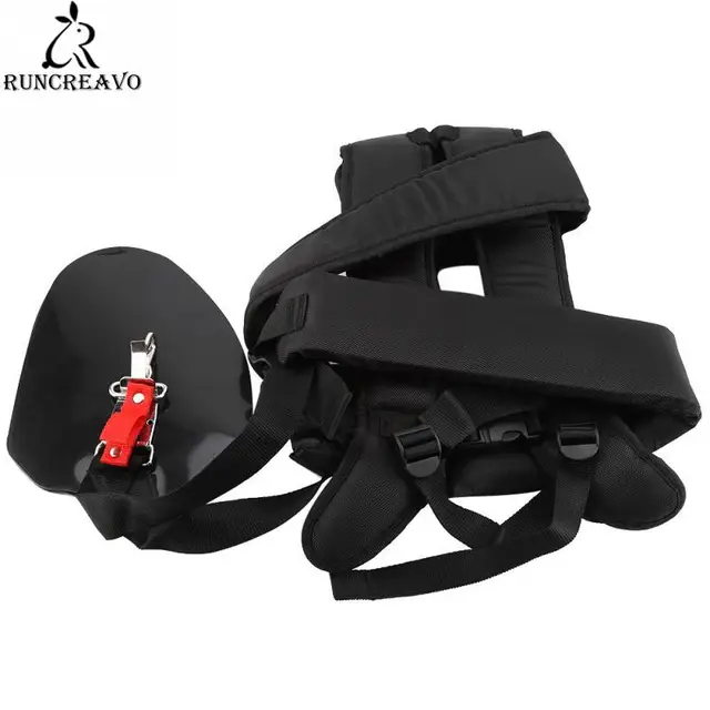 Univerzális Kényelmes Trimmer Dupla Mellű Vállkötegszíj Fűnyíró Nylon M Alakú Öv, Amely Megfelelő Kertkefe Vágóhoz - Image 3