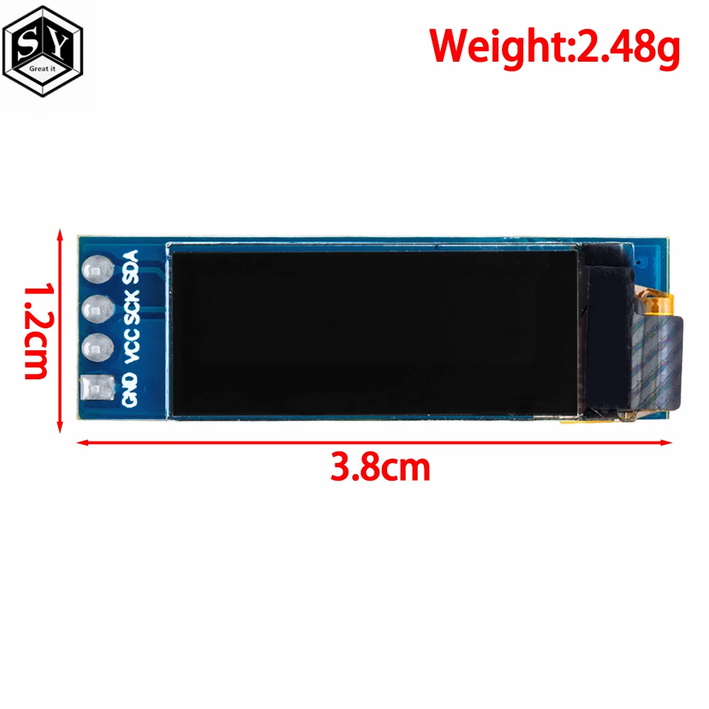 Display Module LCD Display Module OLED Display Module LED Display 1PCS 0.91 inch OLED module 0.91" white blue OLED 128X32 LCD LED Display module 0.91" IIC Communicate