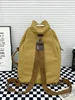 American-Style Canvas Backpack Shoulder Bag round  Retro Package Sport Gym Bag Backpack Bucket Bag Men рюкзак мужской mochila 5