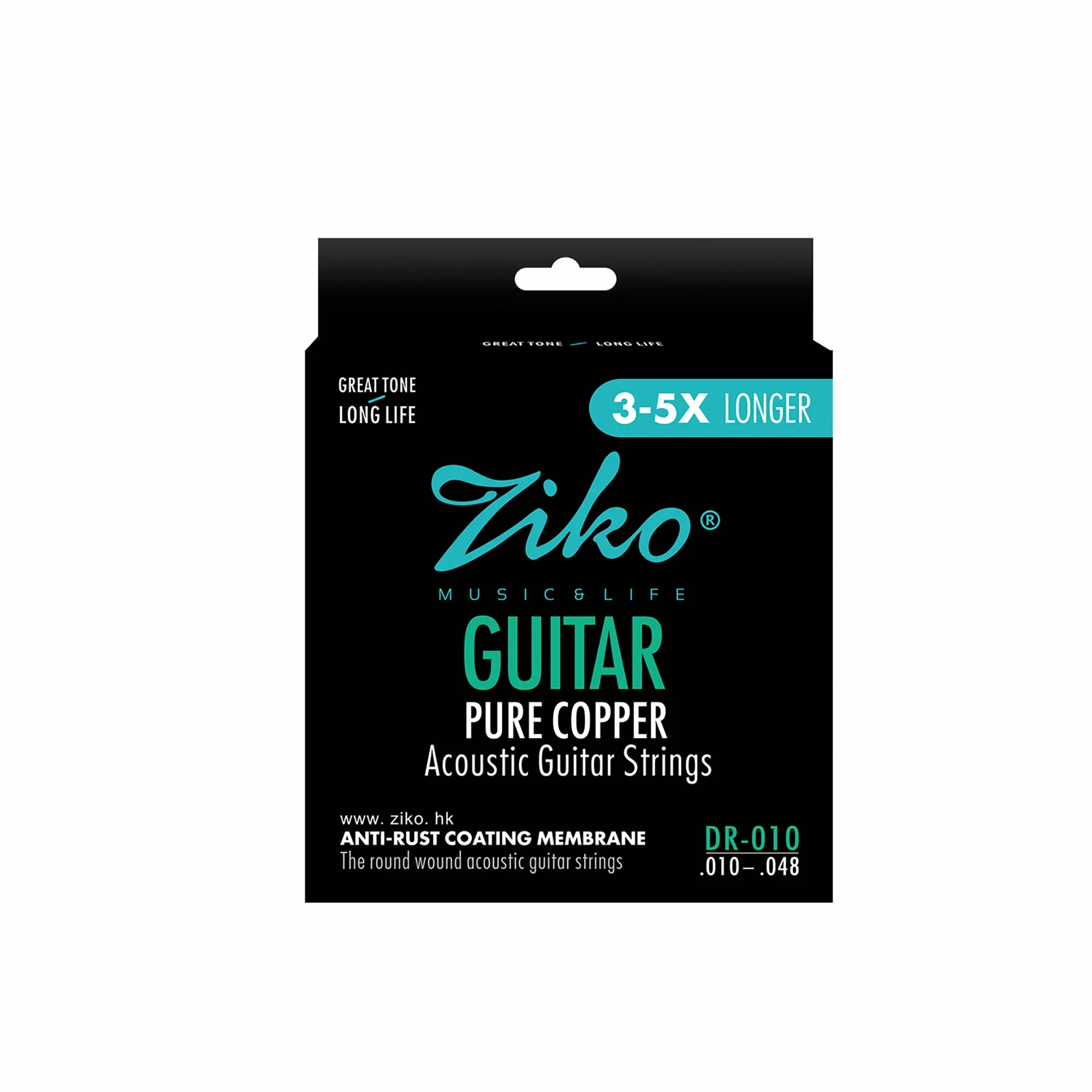 ZIKO Akustische Gitarre Saite Rot Kupfer Beschichtet DR-010 DR-011 DR-012 Professionelle Hohe Qualität String Folk Gitarre Zubehör – Detail 2