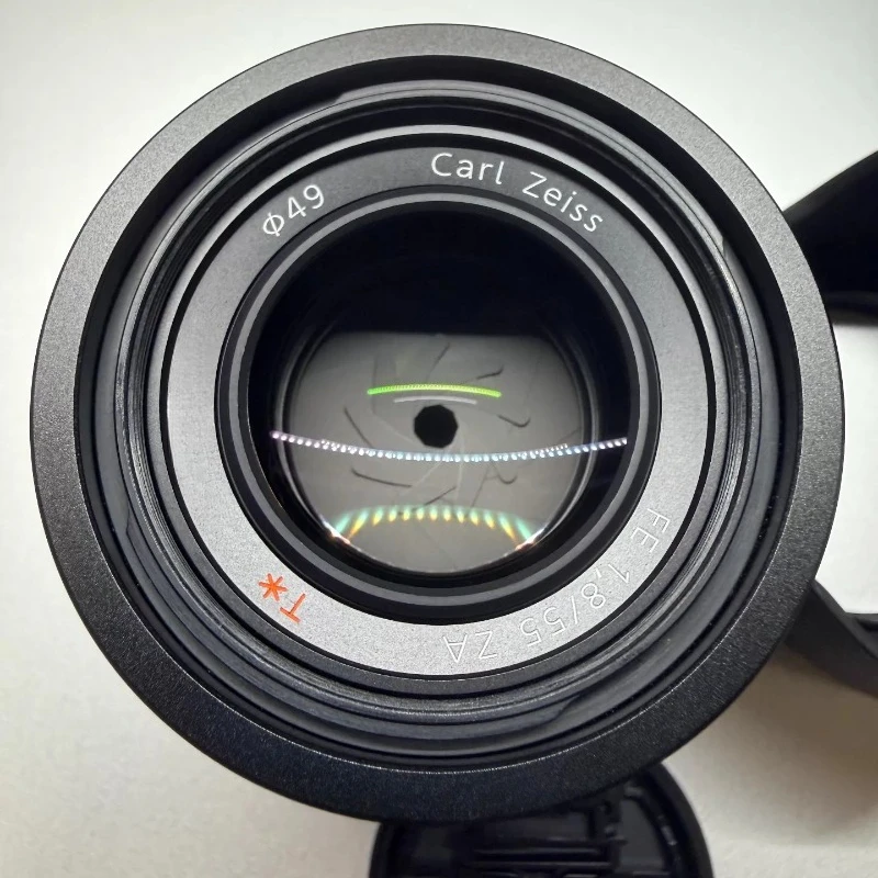 95% 새 상품 FE 55mm F1.8 ZA 프라임 렌즈 풀프레임 자동 초점 렌즈 ( A7, A9 시리즈용)