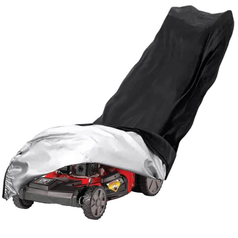 Lawn Mower Cover Waterproof Heavy Duty Push Mower Covers Outdoor Dust UV Protection Universal with Cover Storage Bag