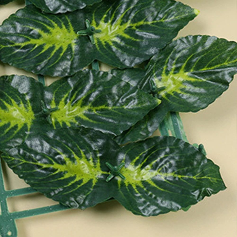 Leaf Fence Panels Plastic Backyard Hedges Fence Wall Screen Stitchable Greenery Eco-friendly Multifunctional Balcony Decorations