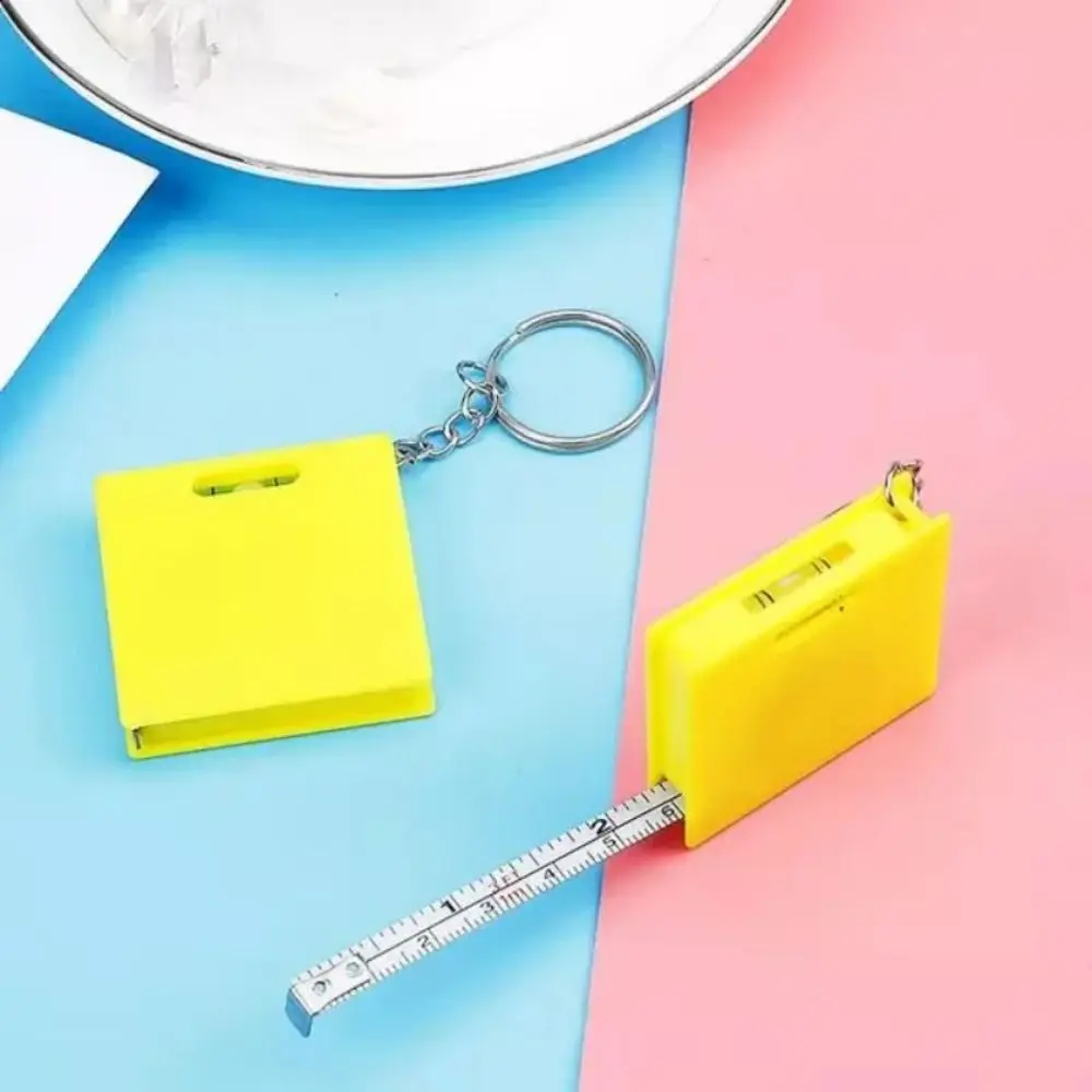 Measuring Tape 1M Retractable Ruler Mini Measure Tape Keychain Construction Tools Roulette Measuring Instrument Pocket Centimeter Woodworking