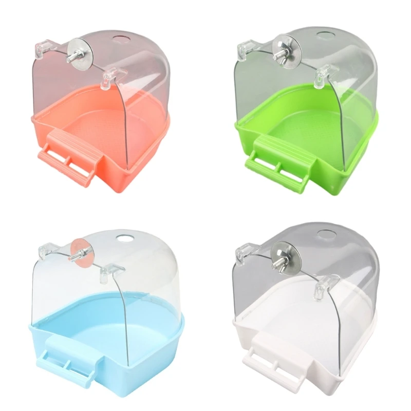 

Parrot Clear Bathtub Bird Cage Screw Bathroom Bath Room for AllSize Bird