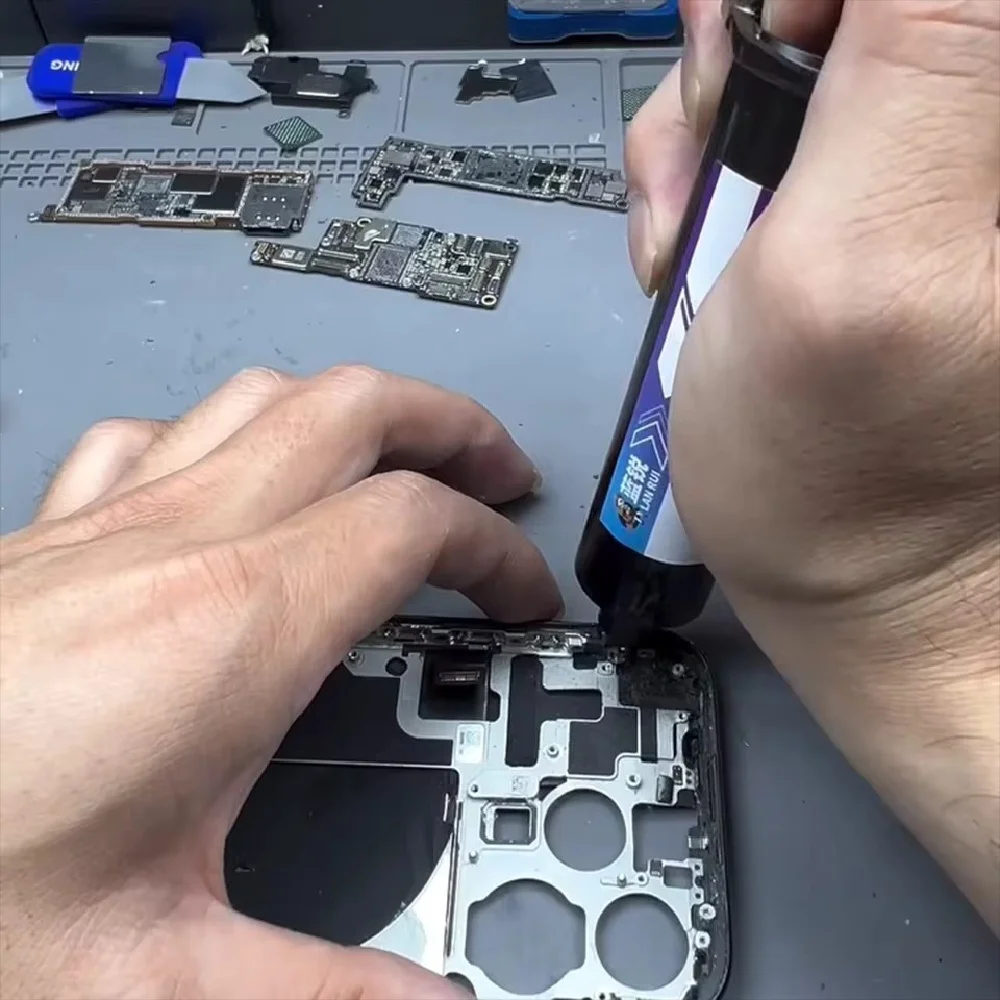 Lanrui M82 iPhone 16 Pro Max 용 간헐적 붙여 넣기 중간 프레임 수리 흠집 카메라 프레임 골절 깨진 수리 도구