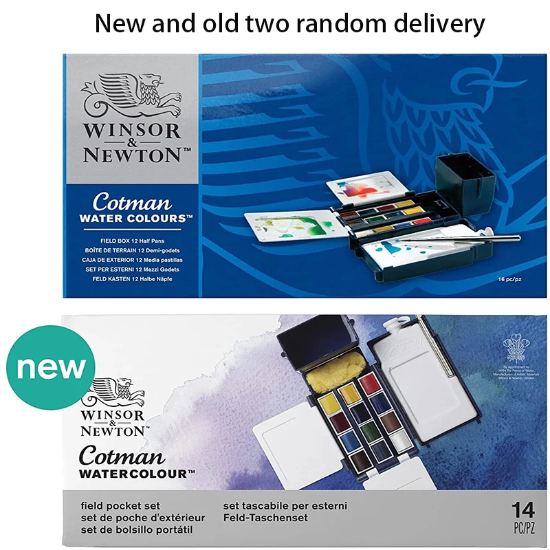 Winsor & Newton Cotman Watercolor Set 46 PCS Professional High Pigment 1st  Quality Paint Art Painting Paintbrush Metal Box - AliExpress