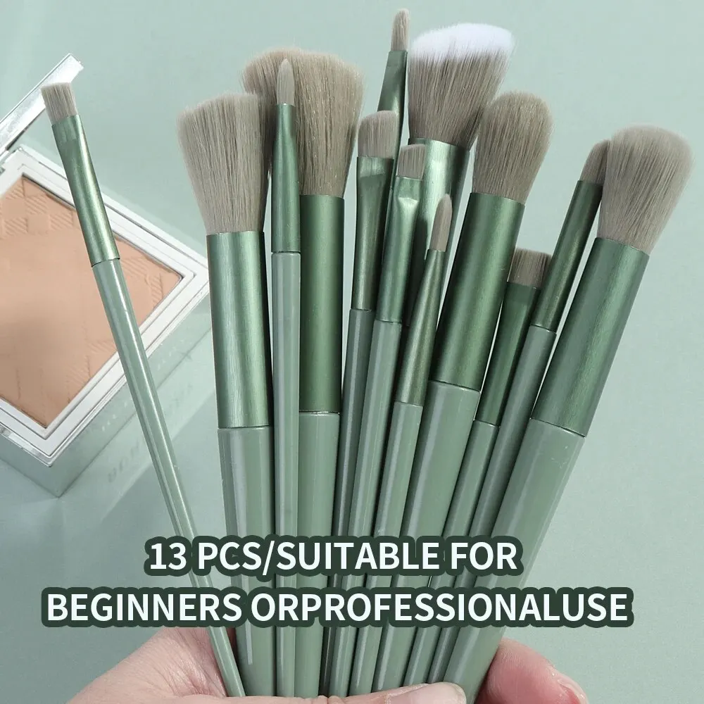 Makeup Brush Set 13pcs Makeup Brushes Cosmetic Full Set 3 Colors Soft Hair Female Make Up Tools Foundation Brush Eyeshadow Complete Kit