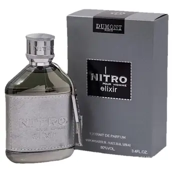 Dumont Nitro essence Men's perfume - Original Liquid of Men's perfume | Long acting Luxury Fragrance | Elegant, Intense and Sexy Fragrance | EDP 3.4 Fluid Ounces | 80% Alcohol Concentration | Men's Nitro perfume 1