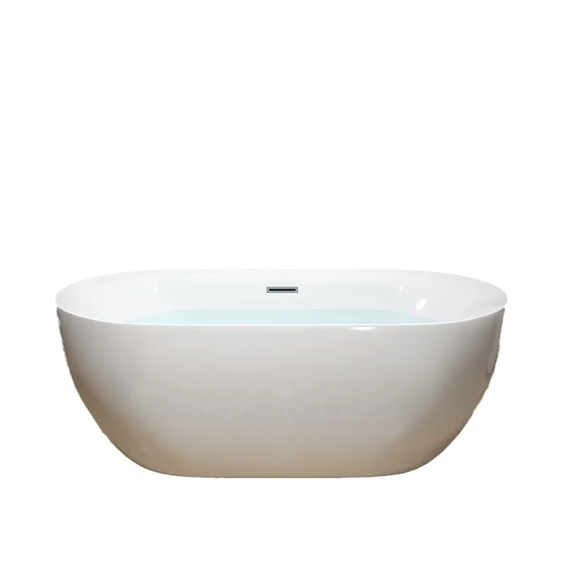 Bathroom Household small apartment single acrylic adult seamless integrated hotel high-end freestanding bathtub bathtub